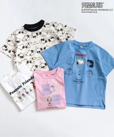 「PEANUTSアソートTシャツ」(各2530円)