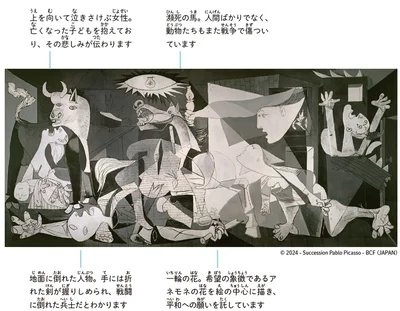 『ゲルニカ』1937年／ソフィア王妃芸術センター（スペイン、マドリード） （C）2024 - Succession Pablo Picasso - BCF (JAPAN)