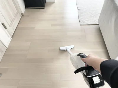 掃除機がけは毎朝行っています