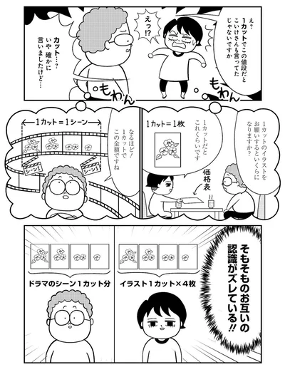 『進め！イラストレーターin無茶振りテレビ業界～24時間眠らない現場～』より