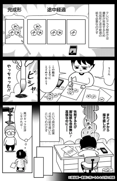 『進め！イラストレーターin無茶振りテレビ業界～24時間眠らない現場～』より