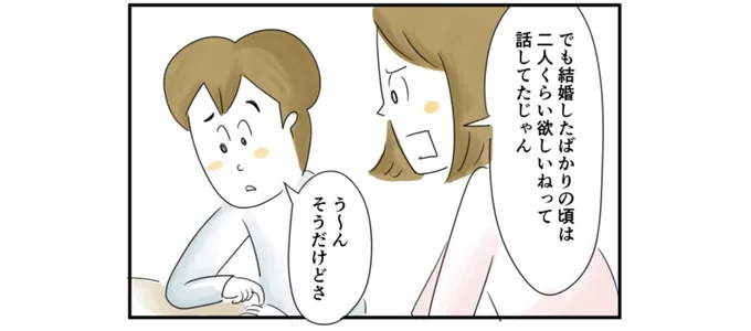 ふたりくらい欲しいねって話してたのに