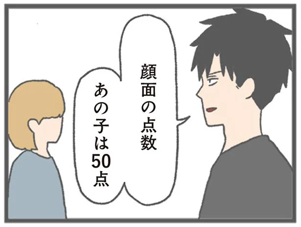 あの子は50点
