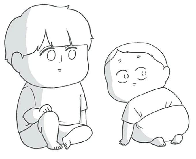 白い目で見る子どもたち