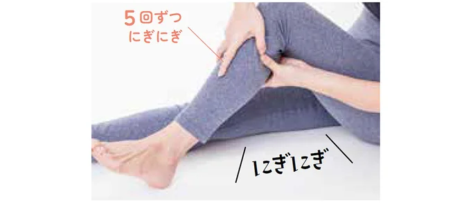 5回ずつ動かす