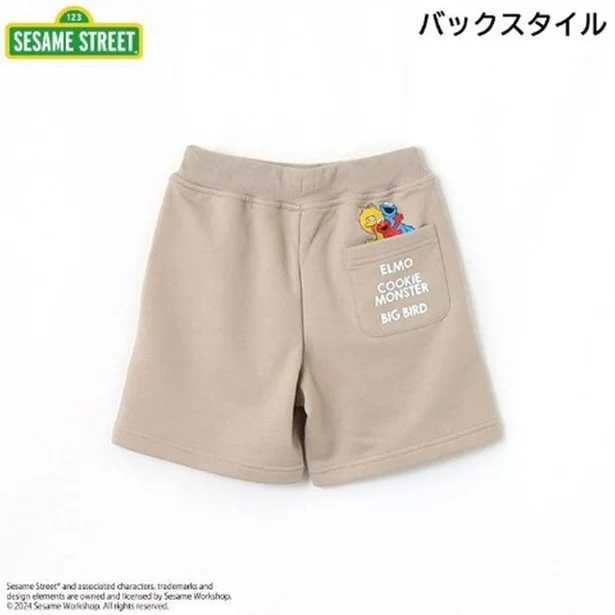 「ハーフパンツ」(1309円) バックスタイル