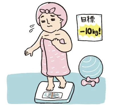 過度なダイエットもカルシウム不足の原因に