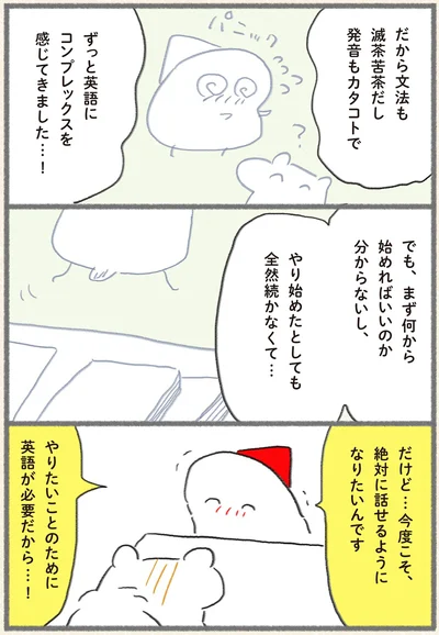ずっと英語にコンプレックスを感じてきました…！