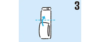 さらに3～4等分にたたんで、厚みのある長方形にする。