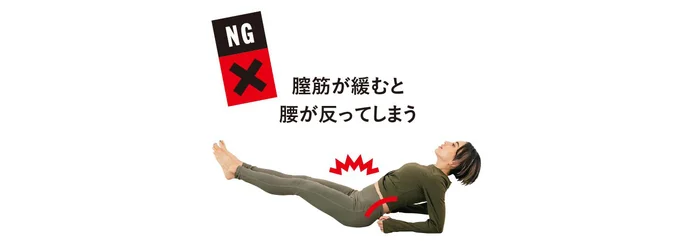 膣筋が緩むと腰が反ってしまう