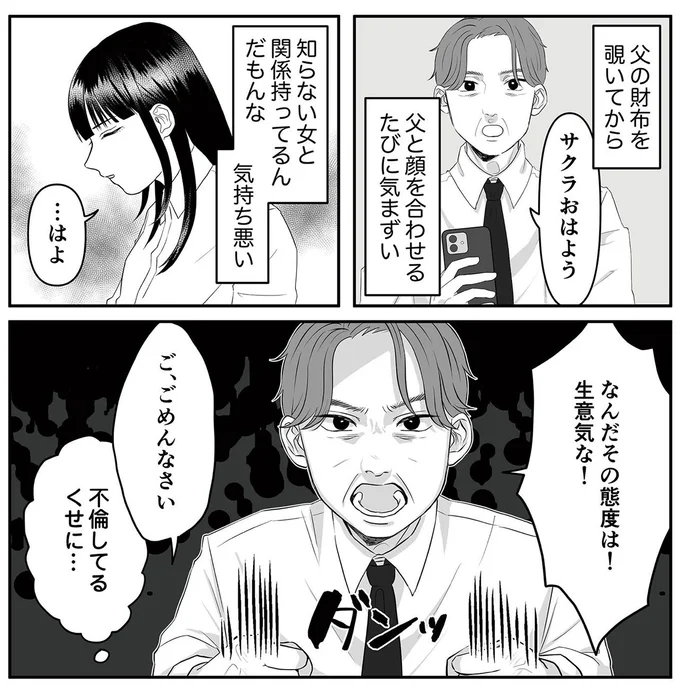 父と顔を合わせるたびに気まずい