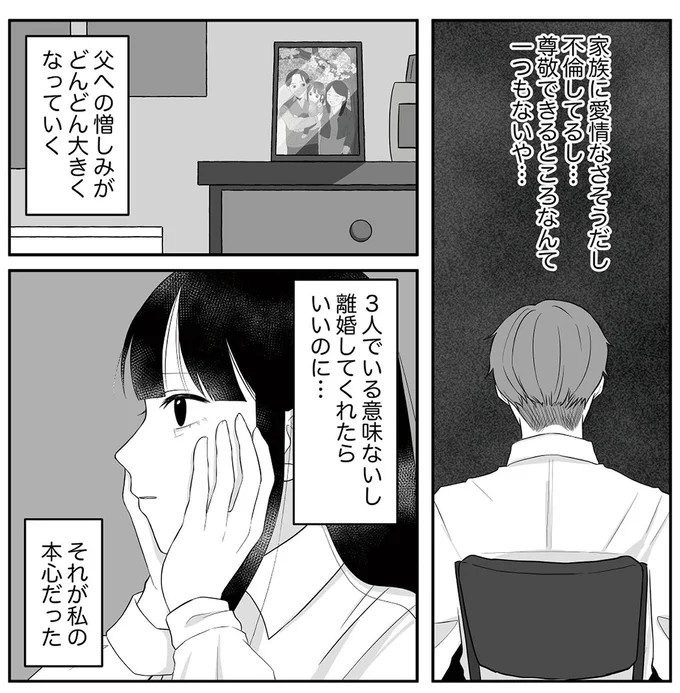 父への憎しみがどんどん大きくなっていく