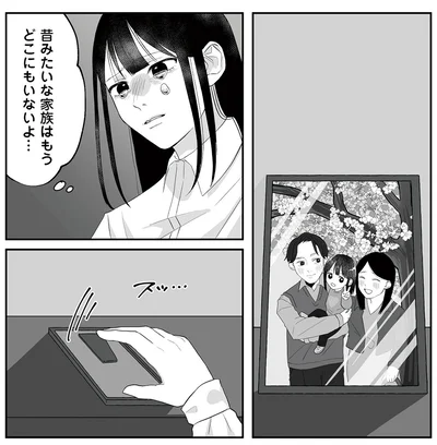 昔みたいな家族はもうどこにもいないよ