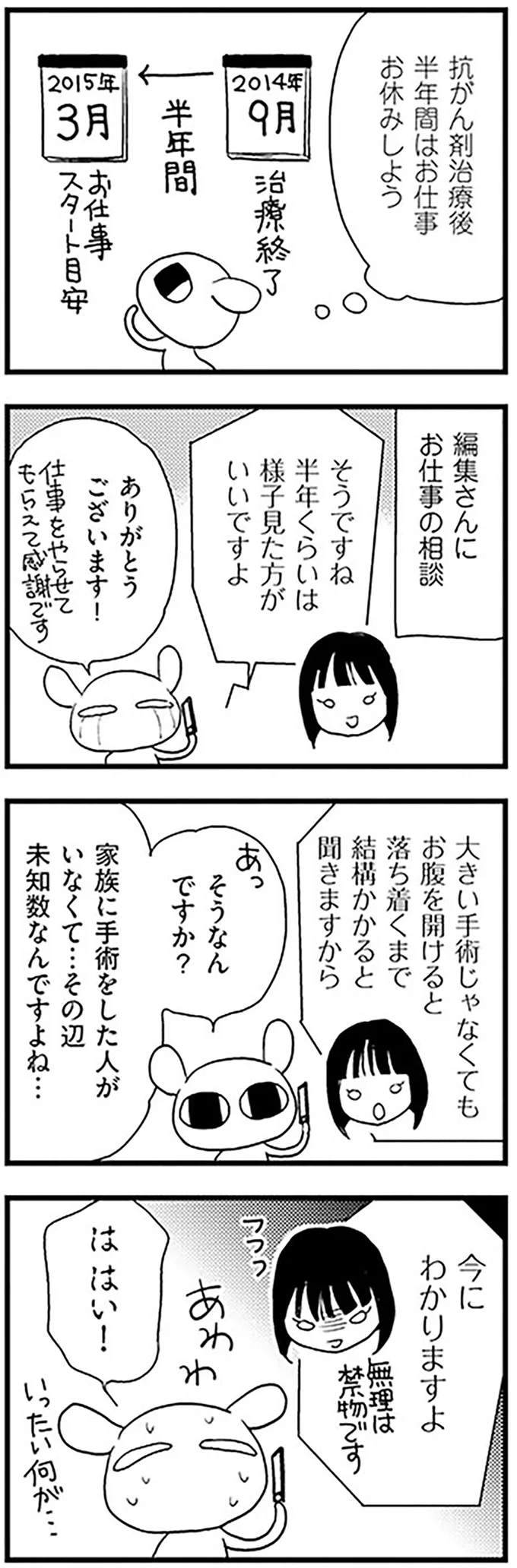 半年くらいは様子見た方がいいですよ