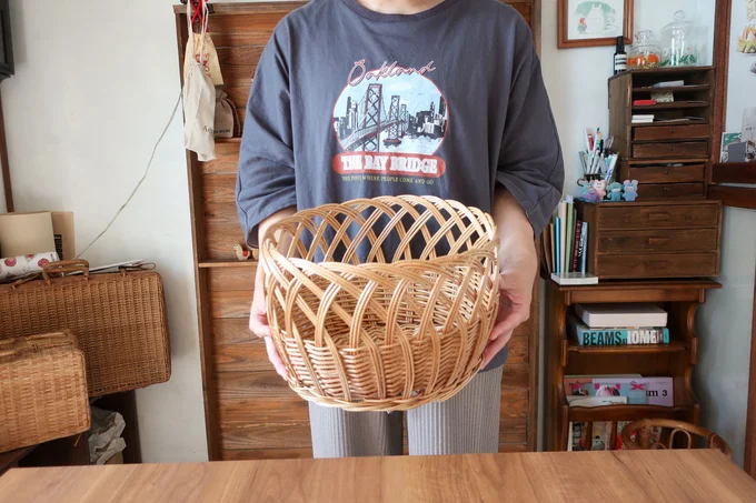 大きめのカゴをチョイス