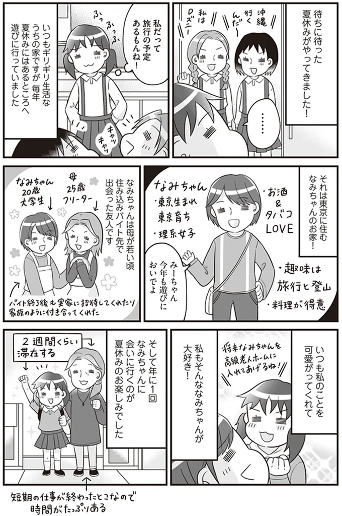 『明日食べる米がない！親が離婚したら、お金どころか、なーんにもなくなりました!!』より