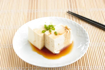 【写真】和食を代表する豆腐の原料である大豆はほとんど輸入に頼っています。