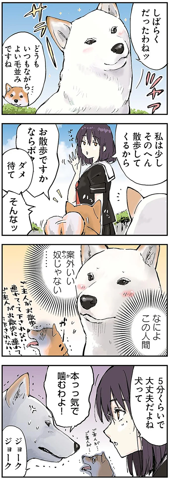 『世界の終わりに柴犬と』より