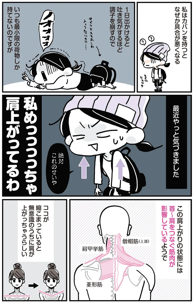 私めっっっっちゃ肩上がってるわ