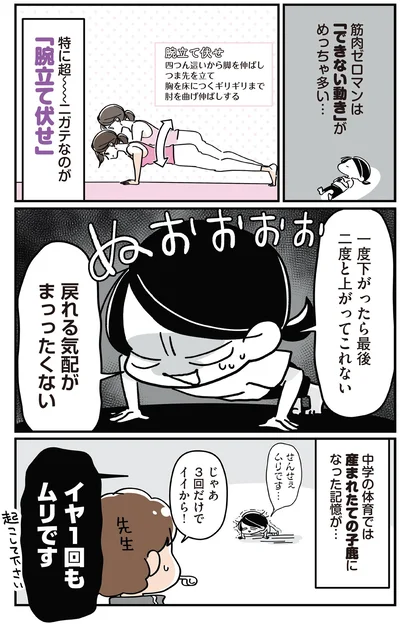 1回もムリです