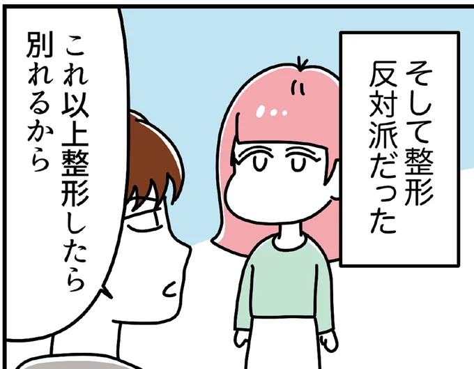 整形反対派だった