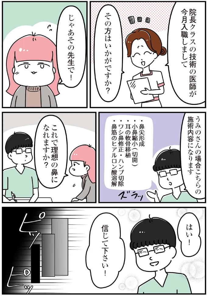 施術内容になります
