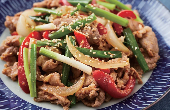 牛肉をリーズナブルな豚肉で代用したレシピ「豚肉のプルコギ風」