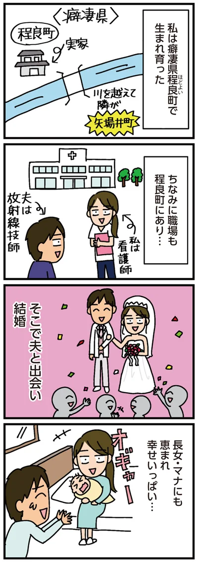 夫と出会い結婚