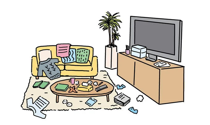 「時間に追われる」毎日！部屋にはものが溢れて…