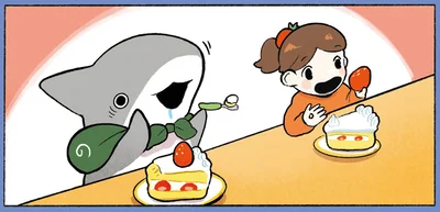 いちごのケーキだ！