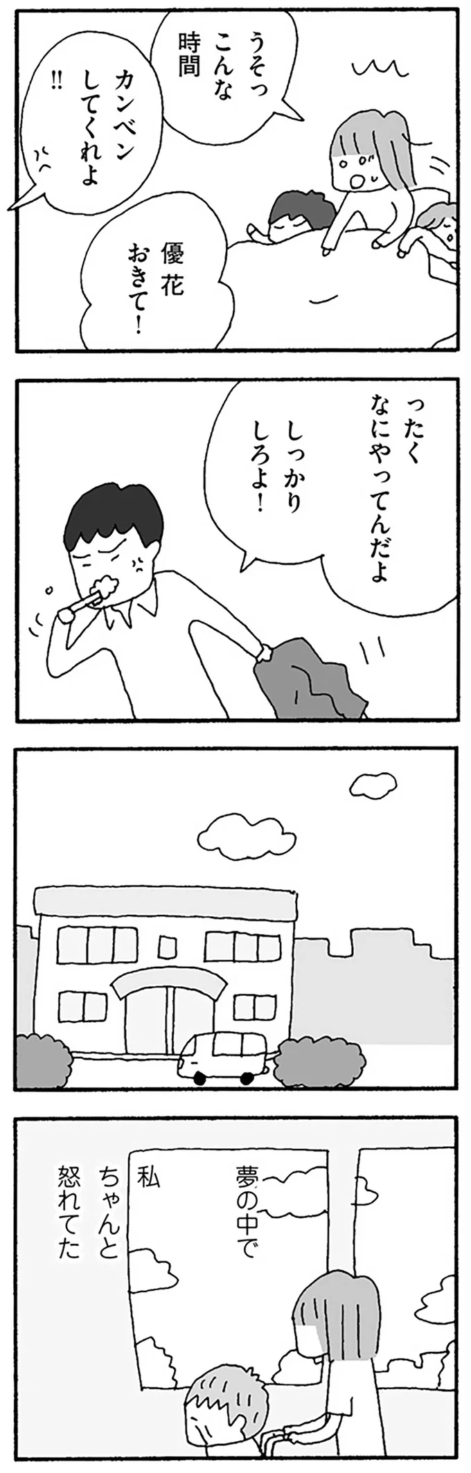 夢の中でちゃんと怒れてた