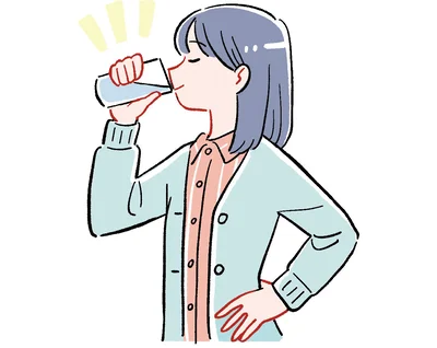 【自律神経が喜ぶ「朝の習慣」その2】朝起きたらさ湯か常温の水を飲む▶︎その3に続く（次へ→）