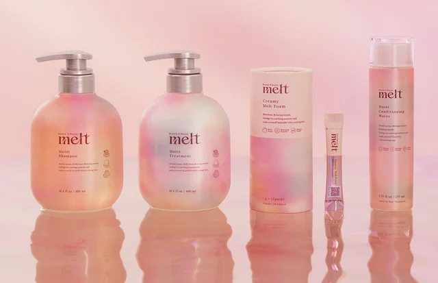 髪もわたしも、休みながら美しく。新ブランド「melt」でとろけるようなご自愛タイム