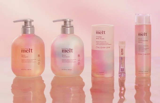 「とろけたって、いいんです。」花王からヘアケア新ブランド「melt」が登場
