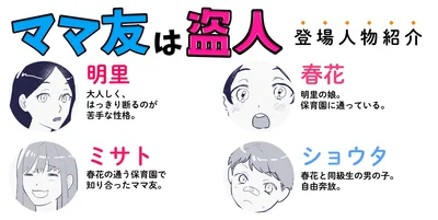 登場人物紹介_ママ友は盗人