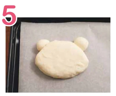 5．1にかおと耳のパン生地をおこう