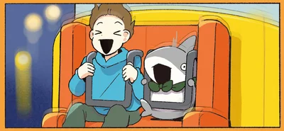 遊園地にて