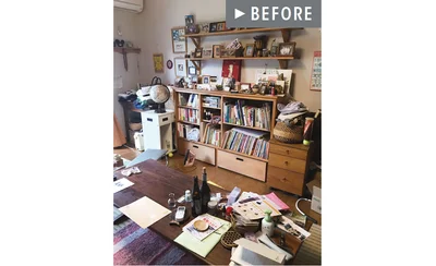 ＜BEFORE＞全体的に雑然としている印象