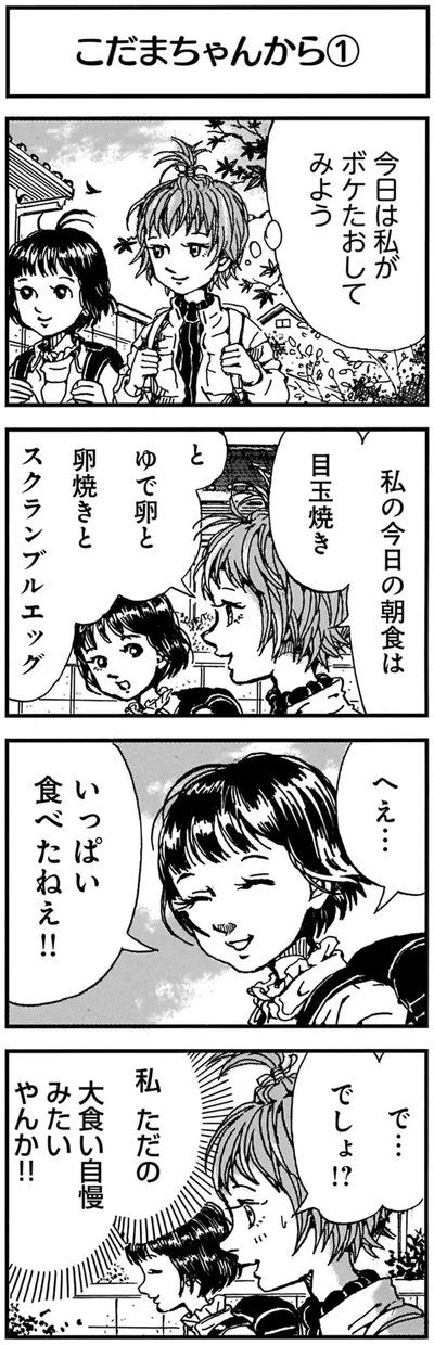 今日は私がボケたおしてみよう