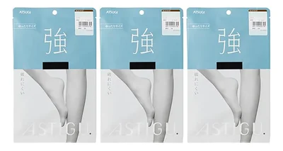 アツギ ストッキング 破れにくい 超ゆったりサイズ 3足セット