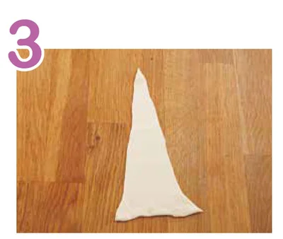 ていへん11×たかさ20cmの大きさにのばしてね