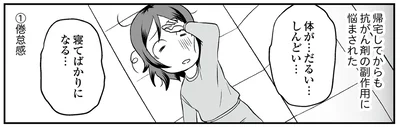 副作用に悩まされる