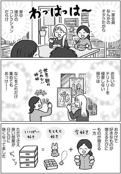 ものが増える一方