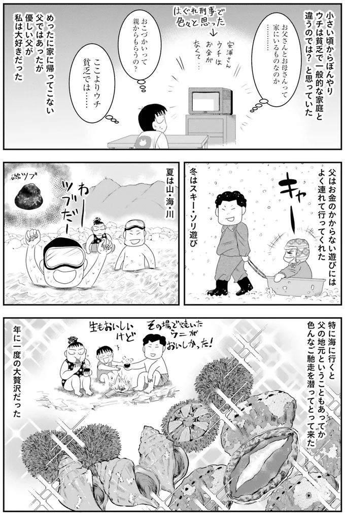 お金のかからない遊びにはよく連れて行ってくれた
