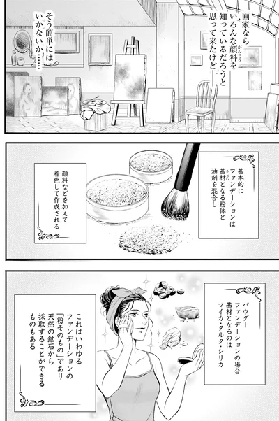 ファンデーションの材料