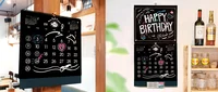 カフェ風インテリアにぴったり！チョークアート感覚のカレンダーとメッセージボード