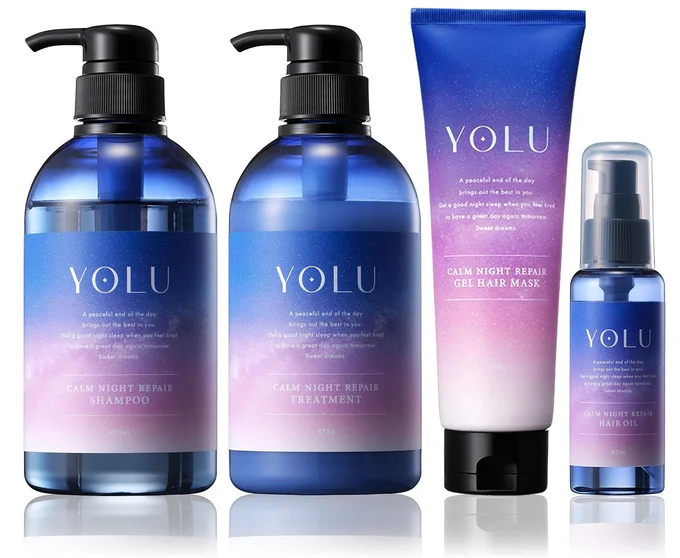 YOLU:シャンプー・トリートメント・ヘアマスク・ヘアオイル 4点セット