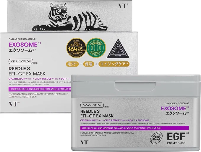 VTCOSMETICS： シートマスク リードルS EFI-GF エクソソームマスク