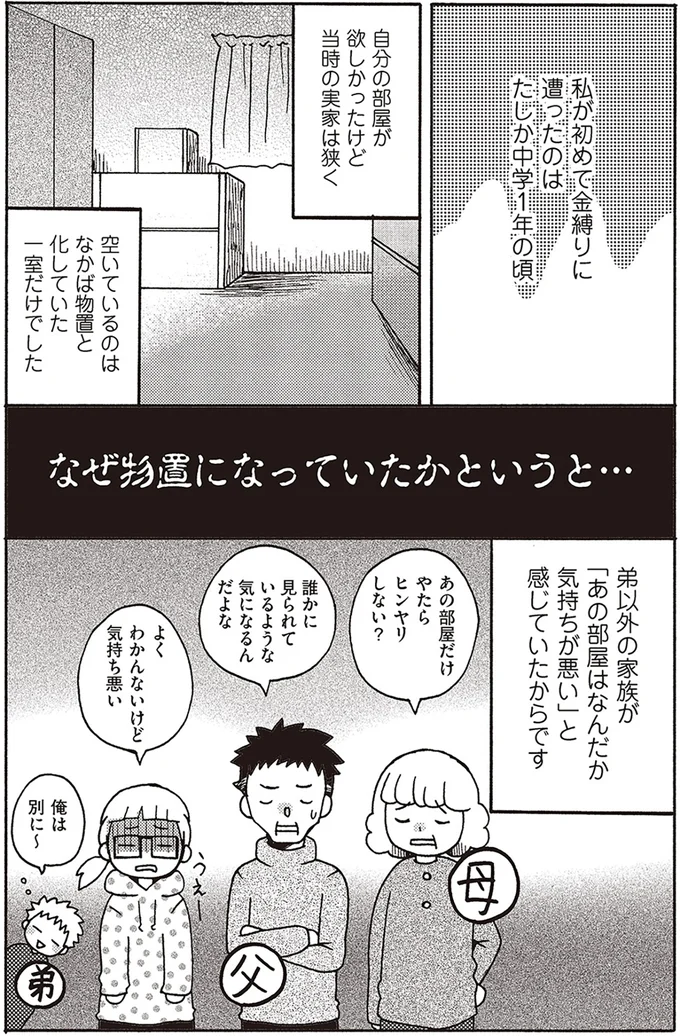 実家の物置部屋