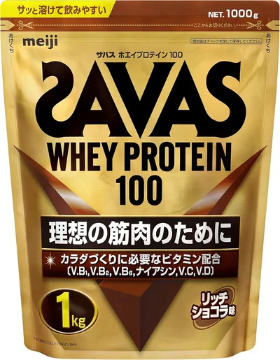 ザバス(SAVAS) ホエイプロテイン100 リッチショコラ味 1000g【Amazon.co.jp限定】